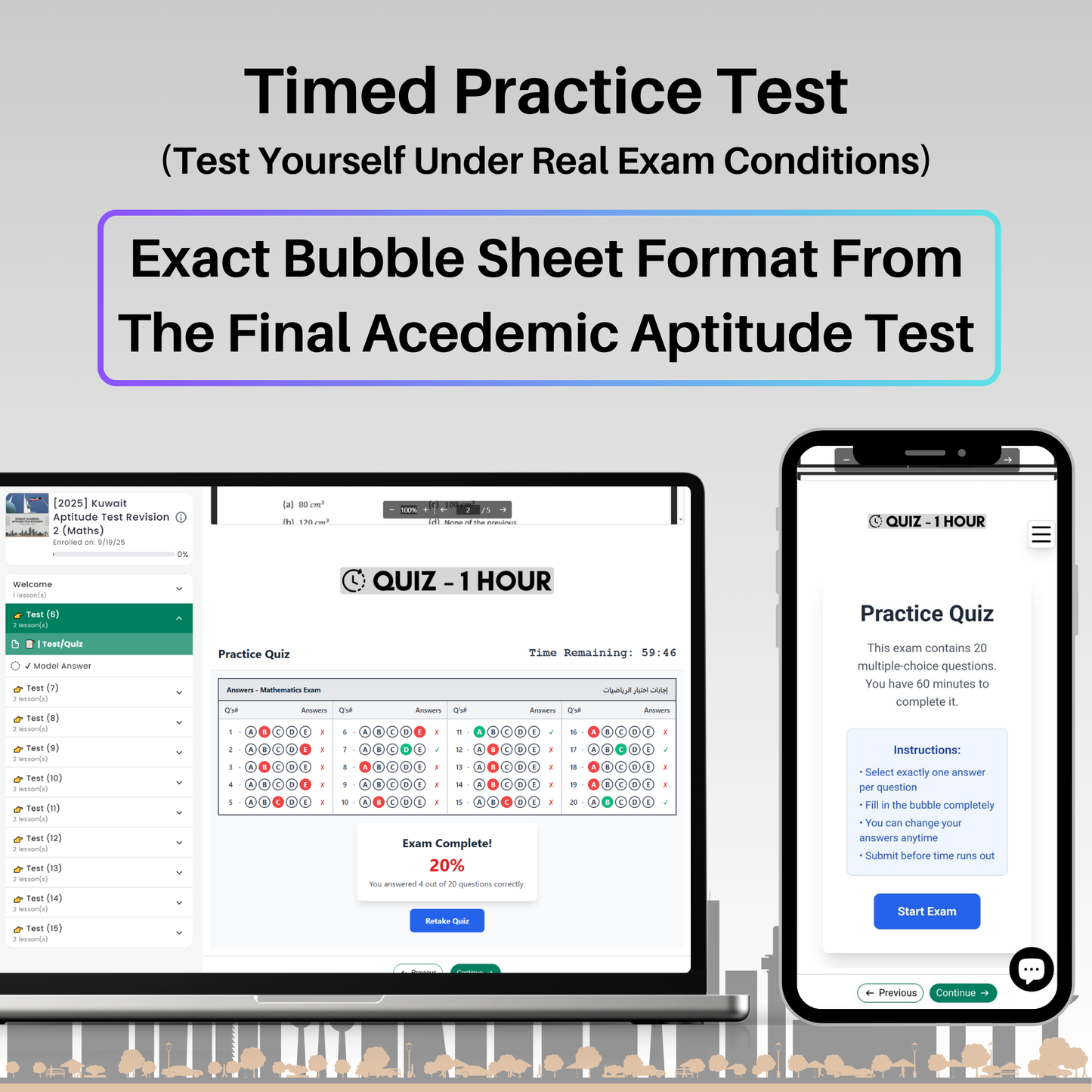 Kuwait Aptitude Test Complete Revision (Math)