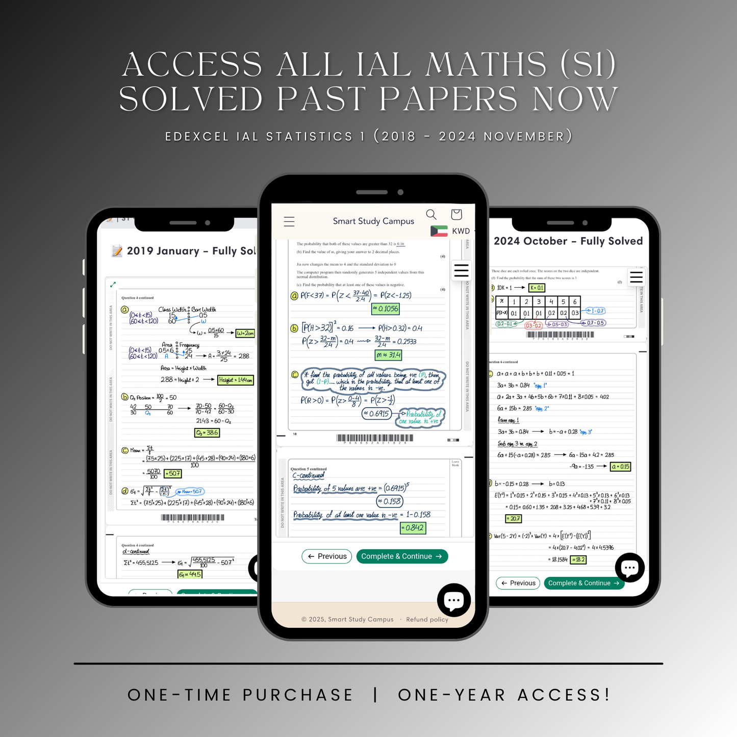 S1 - Bundle of 18 Solved Papers